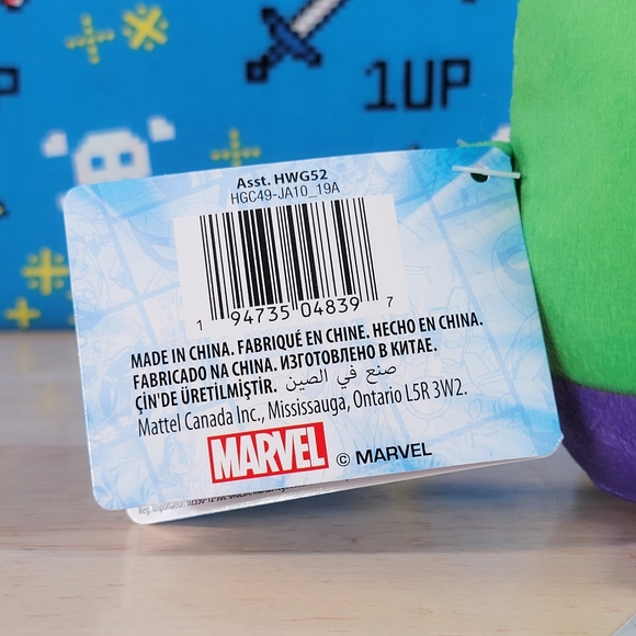 Mattel Marvel Cuutopia Hulk 5" UltraSoft Stuffed Collectible Toy Plush New - Picture 6 of 6